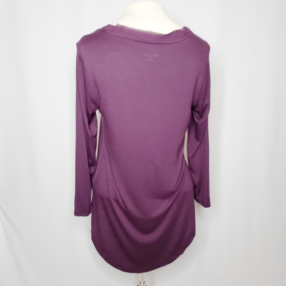 Purple Merona Long Sleeve Pocket Tee - Sz S (EUC) - Picture 10 of 11